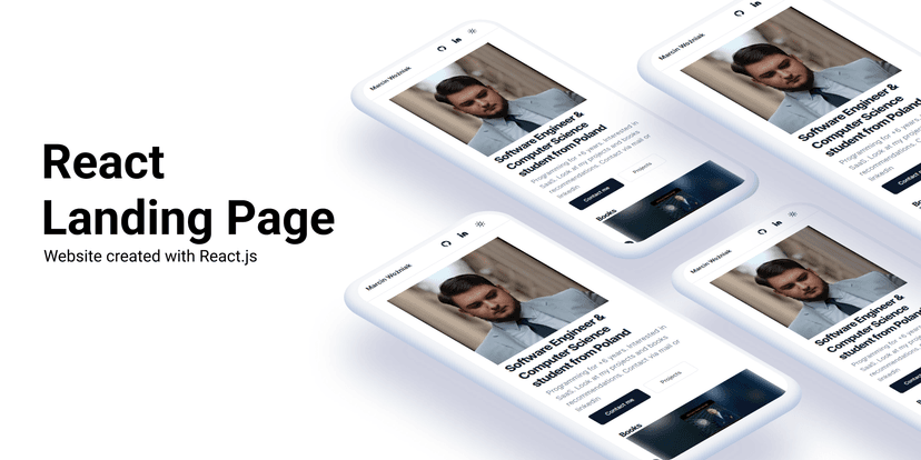 React Landing Page